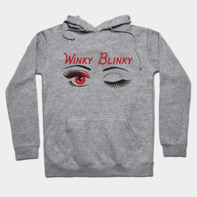 Winky Blinky Hoodie by HorrorVirgin